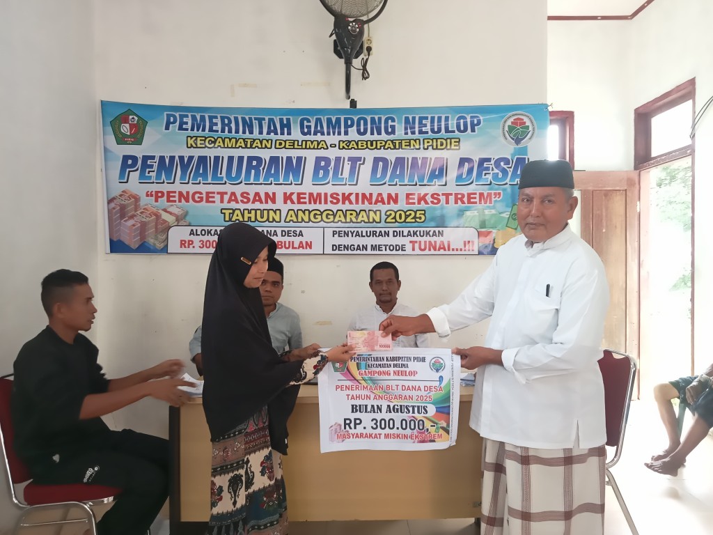 Penyaluran BLT Dana Desa